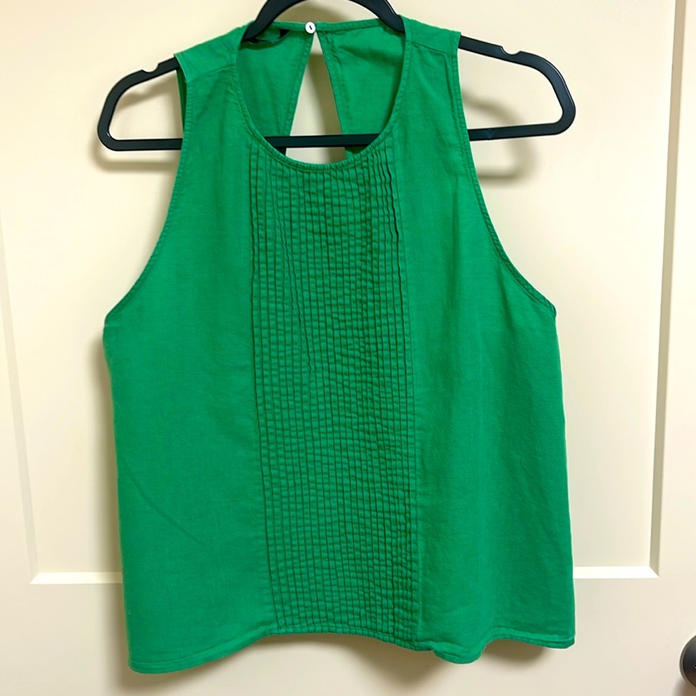 Zara Open back Pleated Blouse